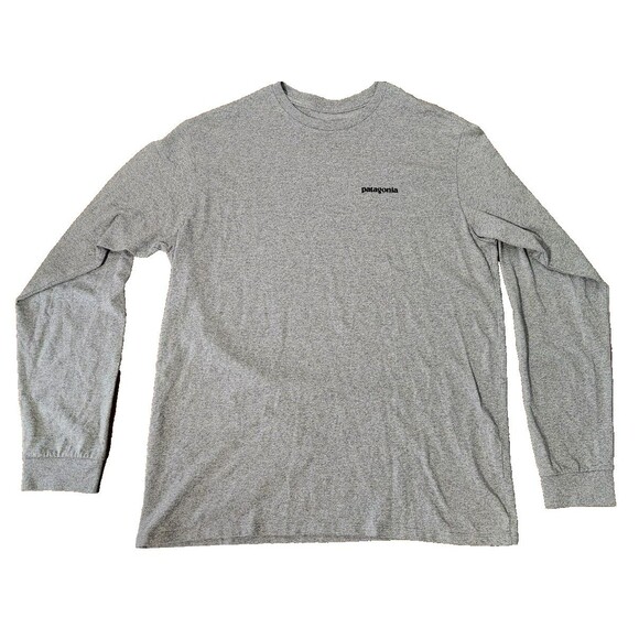 Patagonia Shirt Men's Size M | Gray Long Sleeve Crew Neck, Regular Fit, RN#51884 - Picture 4 of 9